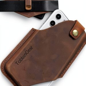 TobbinGear Cell Phone Holster Leather Case-0