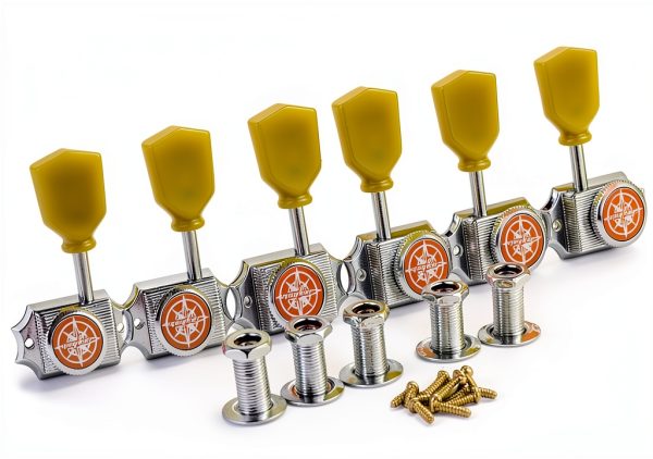 Guyker Guitar Tuning Machines Chrome 1:15 Ratio-0