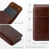 INGIDO Leather Phone Pouch with Belt Clip-5