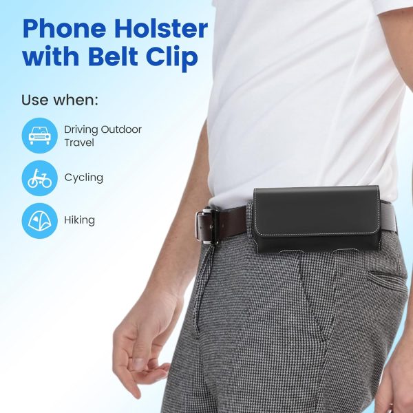 Gcepls Handmade Leather Cell Phone Holster-5