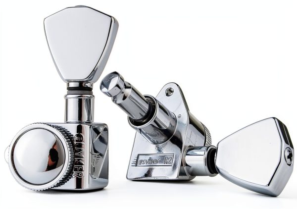 Guitar Locking Tuners Chrome Nickel-5