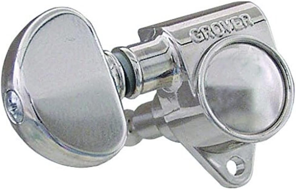 Installing Nickel Tuning Gear Guitar Machine Heads for Electric Guitars on a wooden desk
