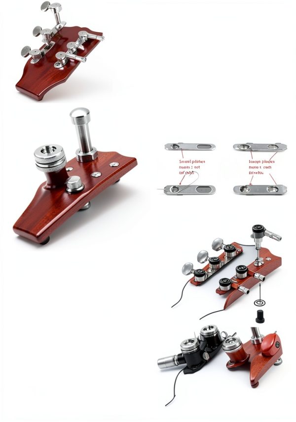 Hipshot Chrome Electric Guitar Tuning Pegs Musical-8