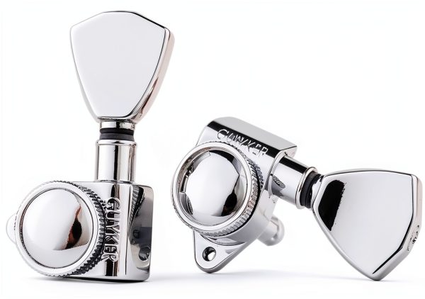 Guitar Locking Tuners Chrome Nickel-4
