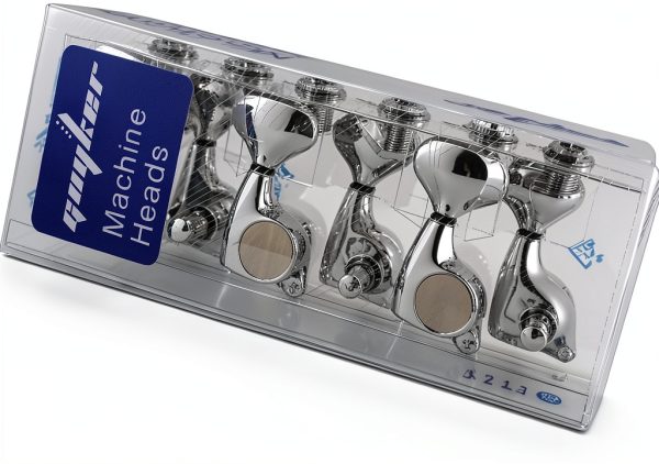 Electric Guitar Tuning Keys by Guyker Chrome-5
