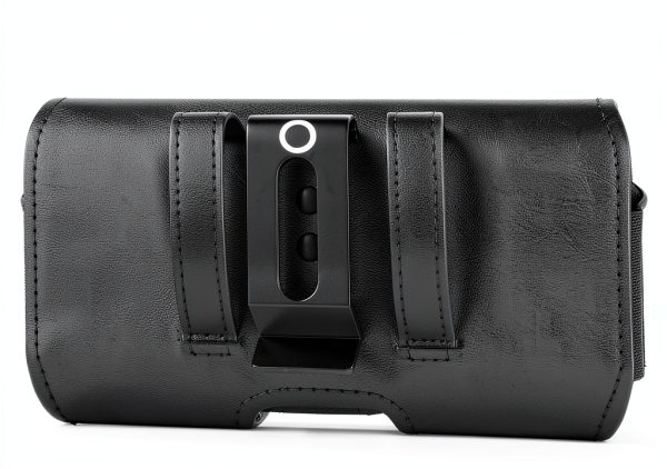 DeBin Cell Phone Holster Nylon Magnetic Black-2