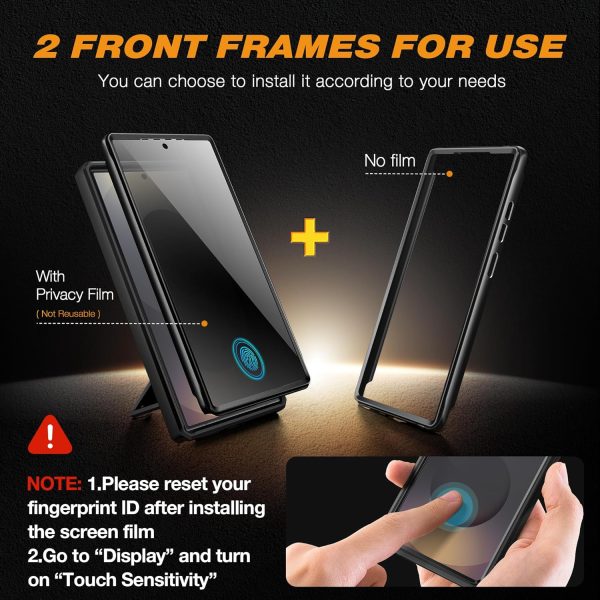 Samsung S24 Ultra Case TDE-S24UStand-BlackPrivacy-4