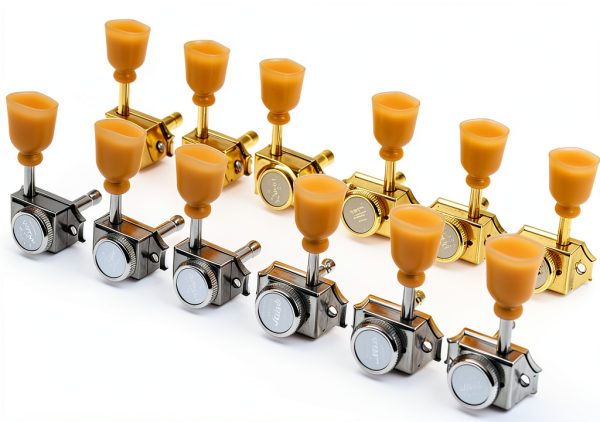 Gold Keystone Tuners for Les Paul Guitars-4