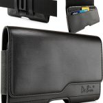DeBin Black Leather Cell Phone Holster-0