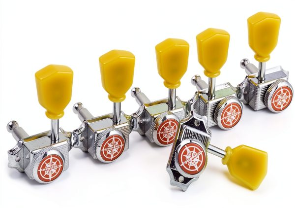 Guyker Guitar Tuning Machines Chrome Green 1:15-1