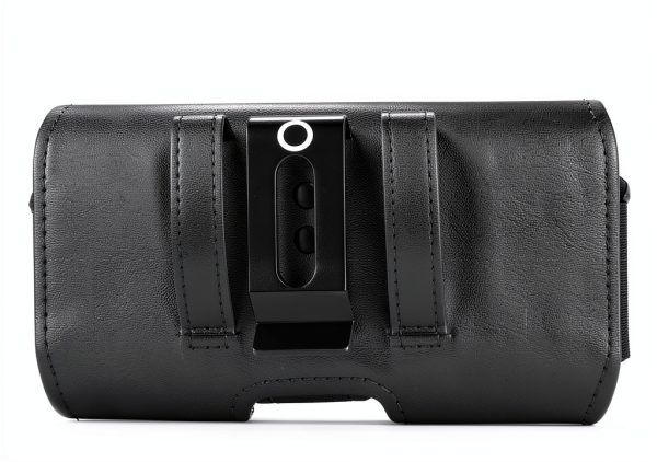 DeBin Nylon Phone Holster Magnetic Black for iPhone-2