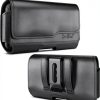 DeBin Nylon Phone Holster Magnetic Black for iPhone-0