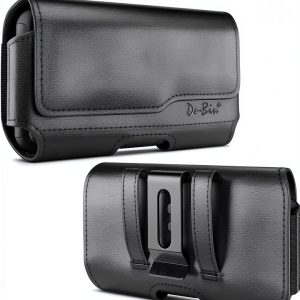DeBin Nylon Phone Holster Magnetic Black for iPhone-0