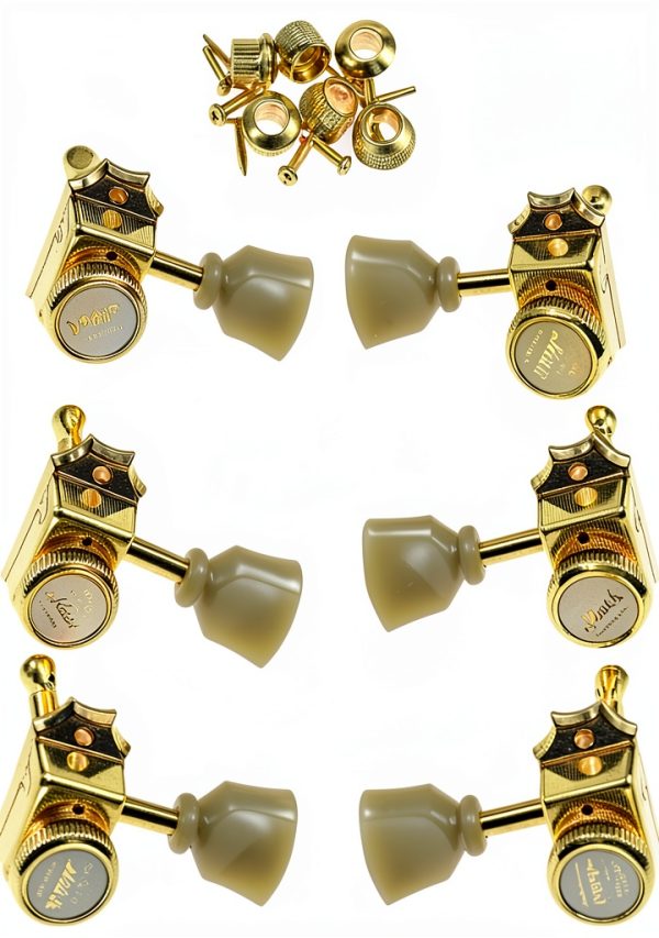Gold Keystone Tuners for Les Paul Guitars-1