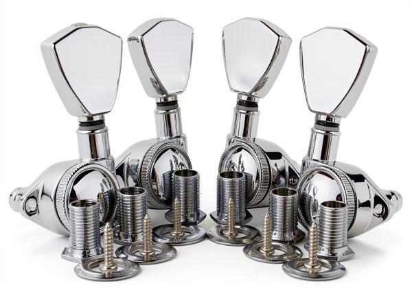 Guitar Locking Tuners Chrome Nickel-1