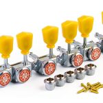 Guyker Guitar Tuning Machines Chrome Green 1:15-0
