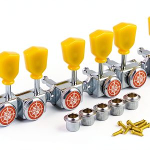 Guyker Guitar Tuning Machines Chrome Green 1:15-0