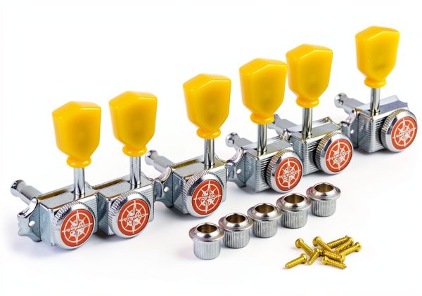 Guyker Guitar Tuning Machines Chrome Green 1:15-0