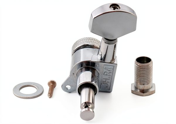 Chrome Pavo Guitar Tuning Keys 15:1 Locking Set-4