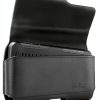 DeBin Nylon Phone Holster Magnetic Black for iPhone-4