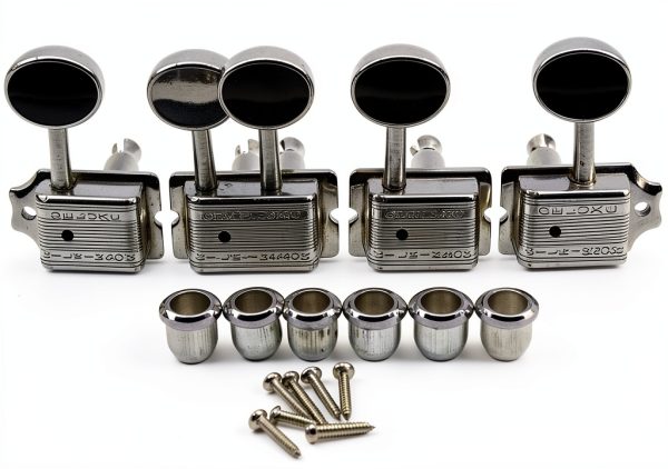 Wilkinson Vintage Electric Guitar Tuners Nickel-0