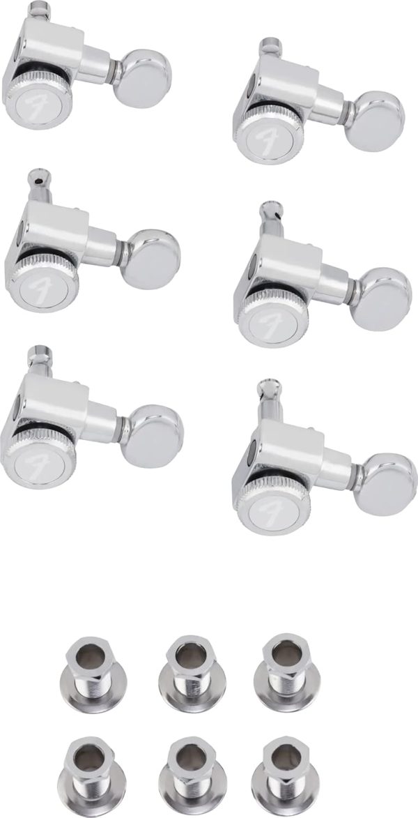 Electric Guitar Tuning Keys Chrome Vintage Set-0