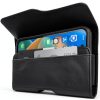 DeBin Black Leather Cell Phone Holster-1