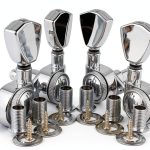 Guitar Locking Tuners Chrome Nickel-0