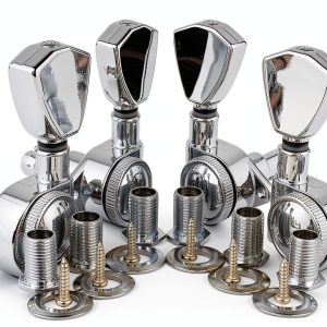 Guitar Locking Tuners Chrome Nickel-0