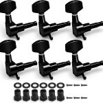 Guitar Tuners Pegs Metal Alloy Black Electric Guitars-0