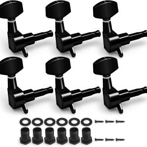 Guitar Tuners Pegs Metal Alloy Black Electric Guitars-0