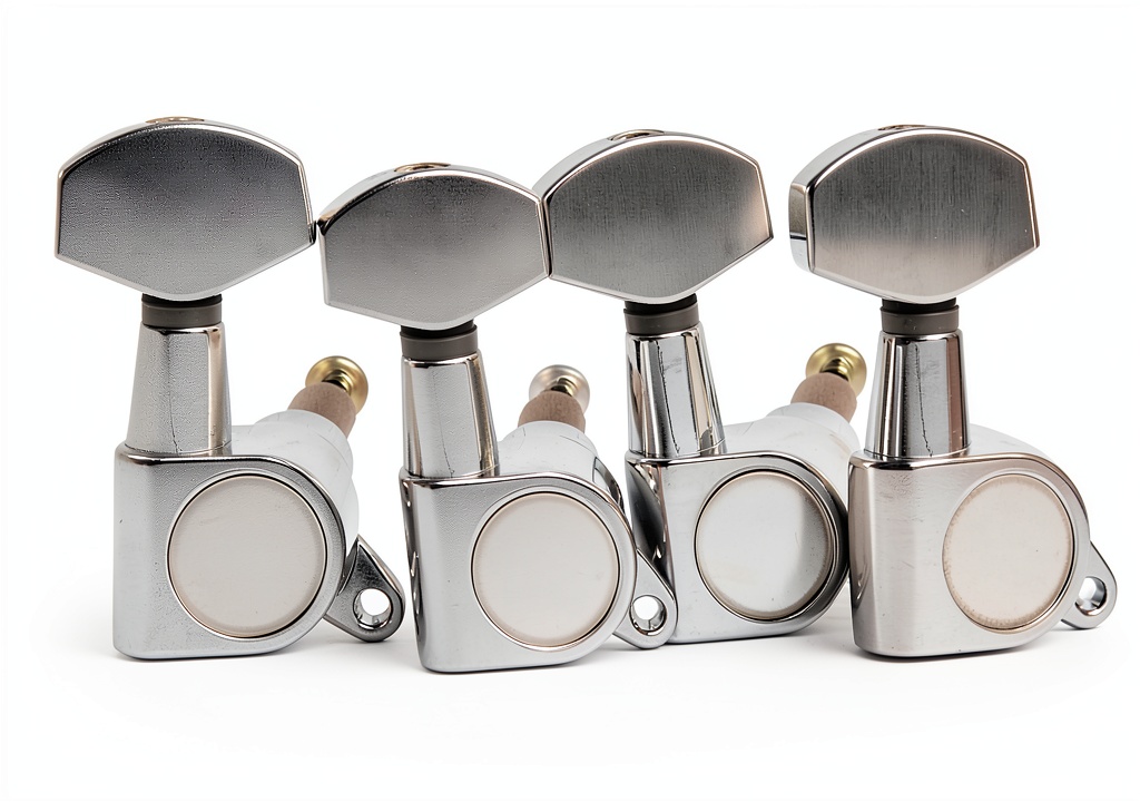 Electric guitar tuning keys in 6R Chrome finish
