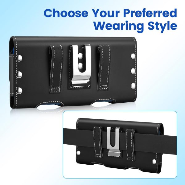 Gcepls Handmade Leather Cell Phone Holster-4