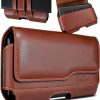 Cell Phone Holster DeBin Leather Magnetic Design-5