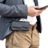 DeBin Cell Phone Holster Nylon Magnetic Black-5