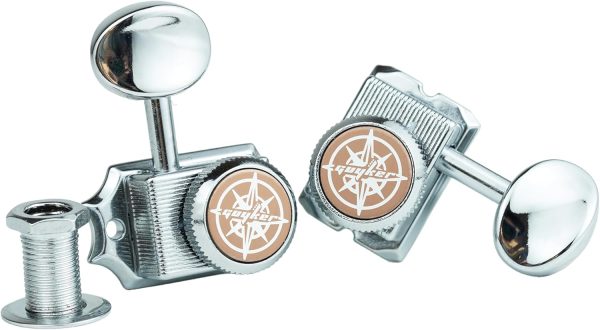 Pavo Locking Tuners Chrome Guitar Tuning Keys-3