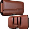 Cell Phone Holster DeBin Leather Magnetic Design-0