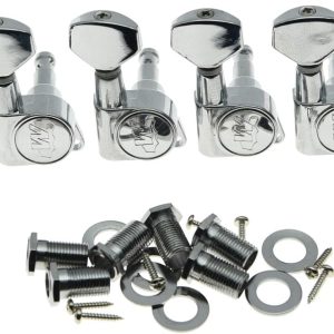 Wilkinson Chrome Guitar Tuning Keys 19:1 Metal-0