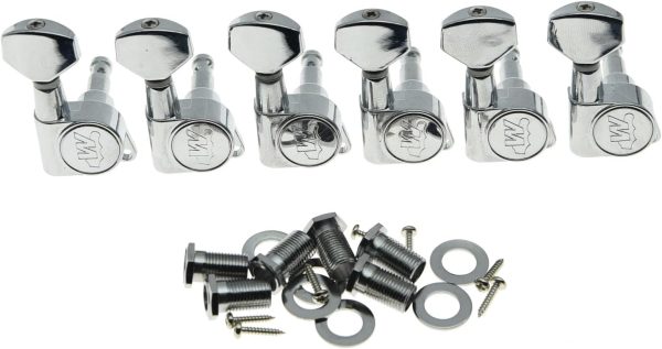 Wilkinson Chrome Guitar Tuning Keys 19:1 Metal-0