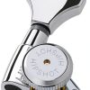Hipshot Chrome Electric Guitar Tuning Pegs Musical-0