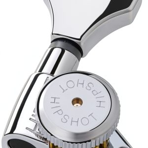 Hipshot Chrome Electric Guitar Tuning Pegs Musical-0