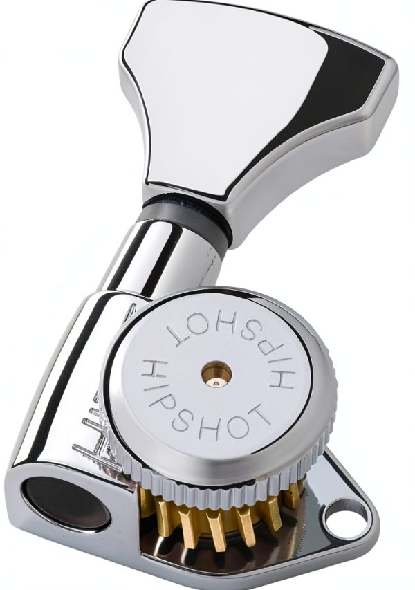 Hipshot Chrome Electric Guitar Tuning Pegs Musical-0