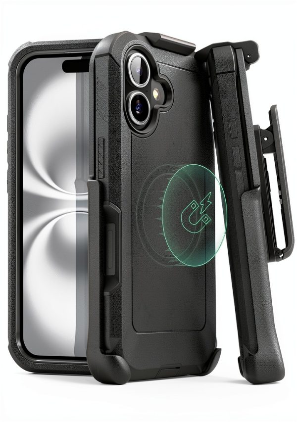Motive Bunker iPhone 16 Belt Clip Case Heavy Duty-0