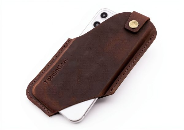 TobbinGear Cell Phone Holster Leather Case-2
