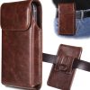 INGIDO Leather Phone Pouch with Belt Clip-0