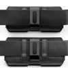 DeBin Cell Phone Holster Nylon Magnetic Black-3