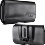 DeBin Cell Phone Holster Nylon Magnetic Black-0