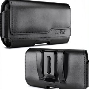 DeBin Cell Phone Holster Nylon Magnetic Black-0