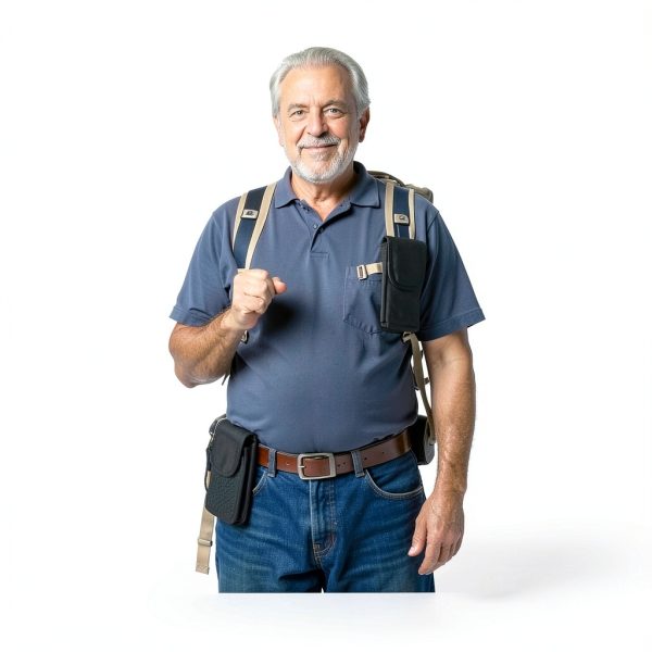 COANJIUO Cell Phone Holster Black M-8
