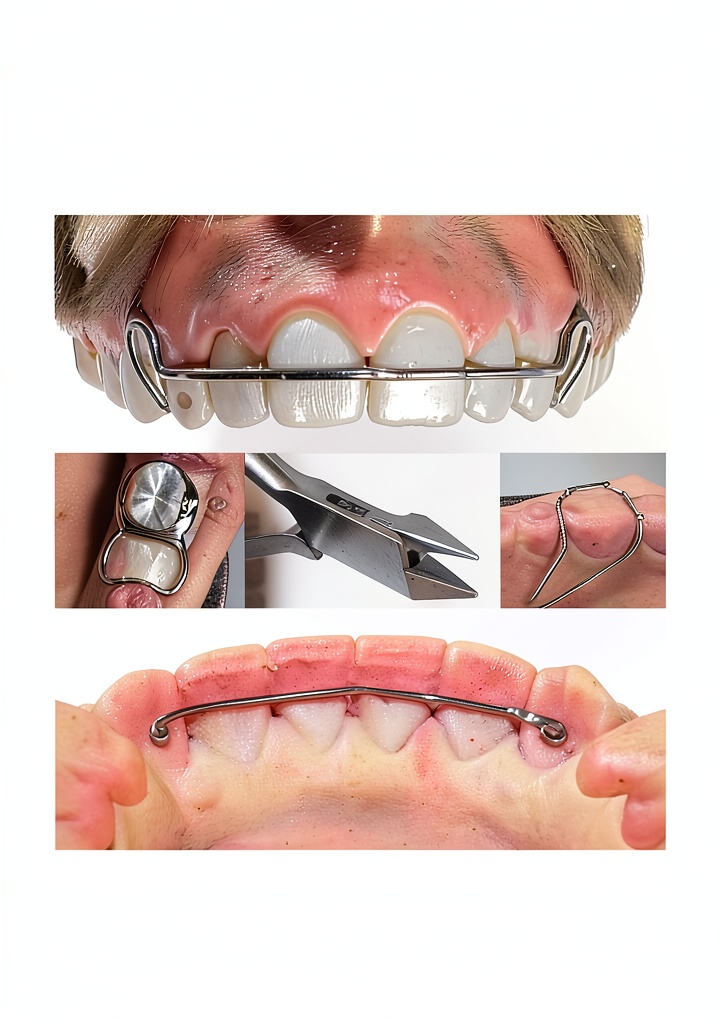 Orthodontics guide being read on a tablet in a dental office